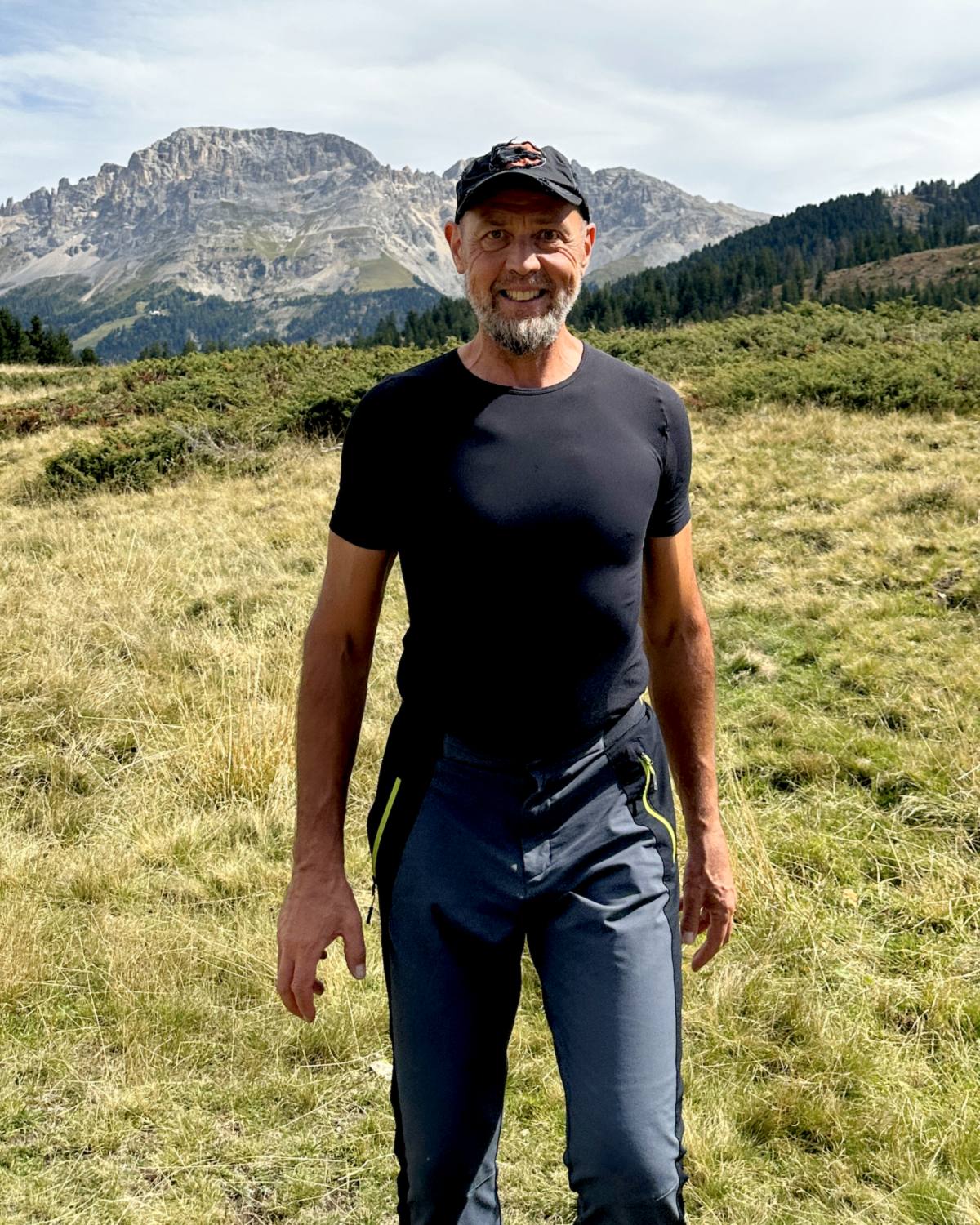 Stefano Ventura in alpeggio